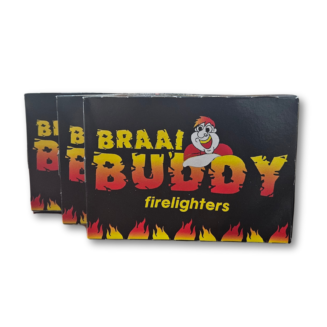 Braai Buddy 12-Piece Firelighters (24 Pack)