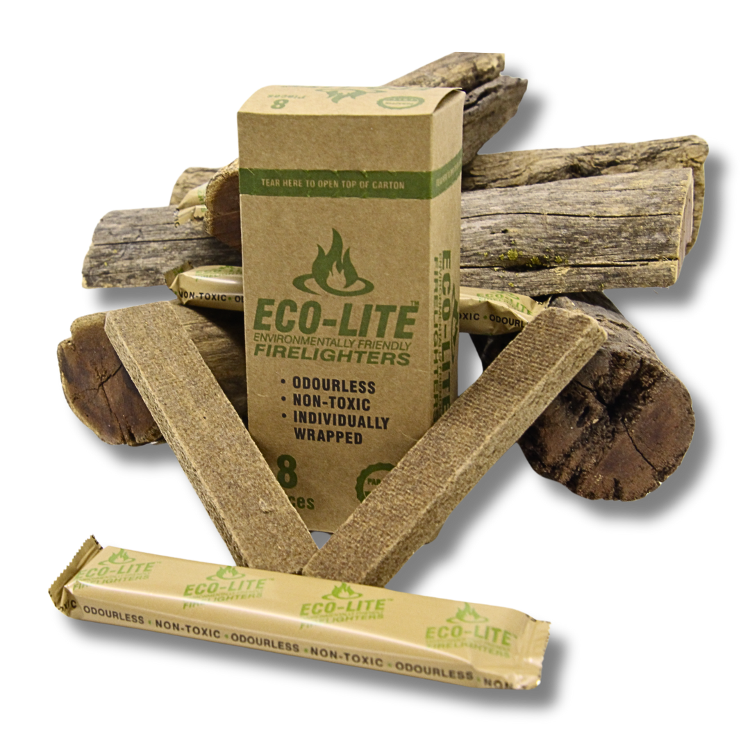 ECO-LITE 8-Piece Environmentally Friendly Firelighters (12 Pack)