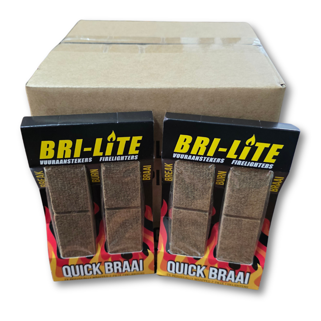 Bri-Lite Quick Braai 2-Piece Firelighters (24 Pack)