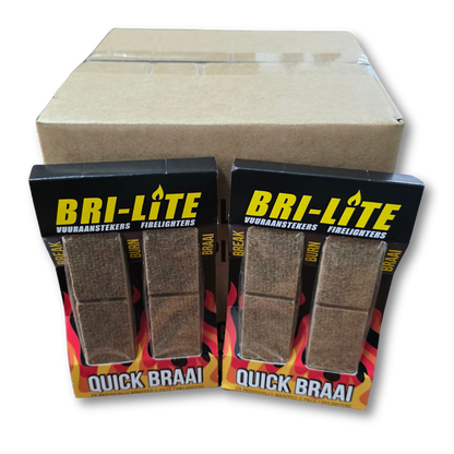 Bri-Lite Quick Braai 2-Piece Firelighters (24 Pack)
