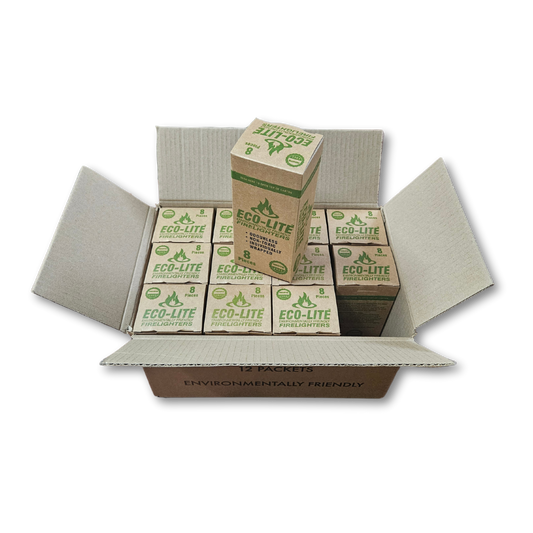 ECO-LITE 8-Piece Environmentally Friendly Firelighters (12 Pack)