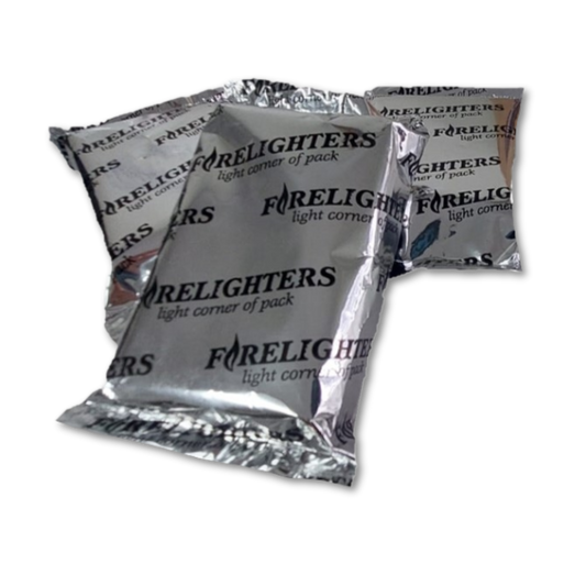 Unbranded 3-Piece Cellophane Firelighters (100 Pack)